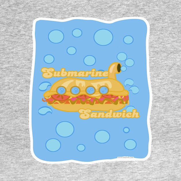 Sixties Mod Submarine Sandwich by Tshirtfort